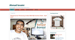 Desktop Screenshot of isnaini.com